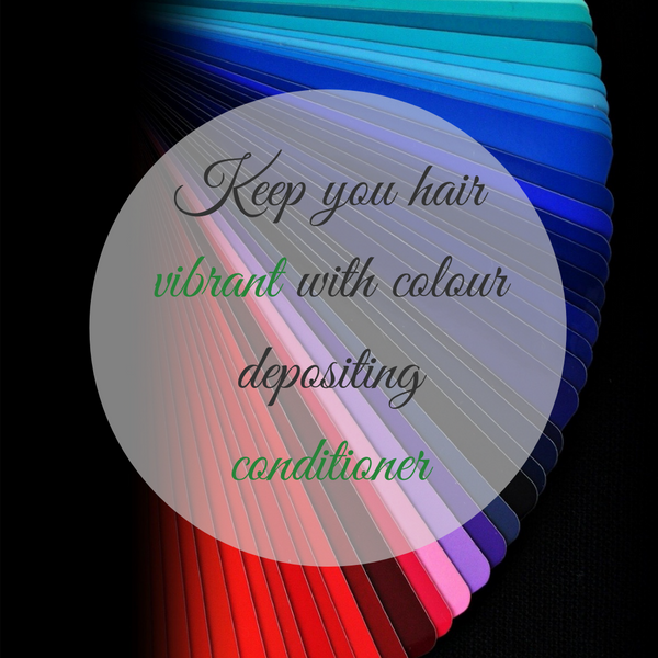 Keep your hair colour vibrant with colour depositing conditioner