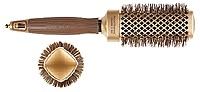 Square thermal shaper brush for use with blowdryer - Manzer Hair Studio