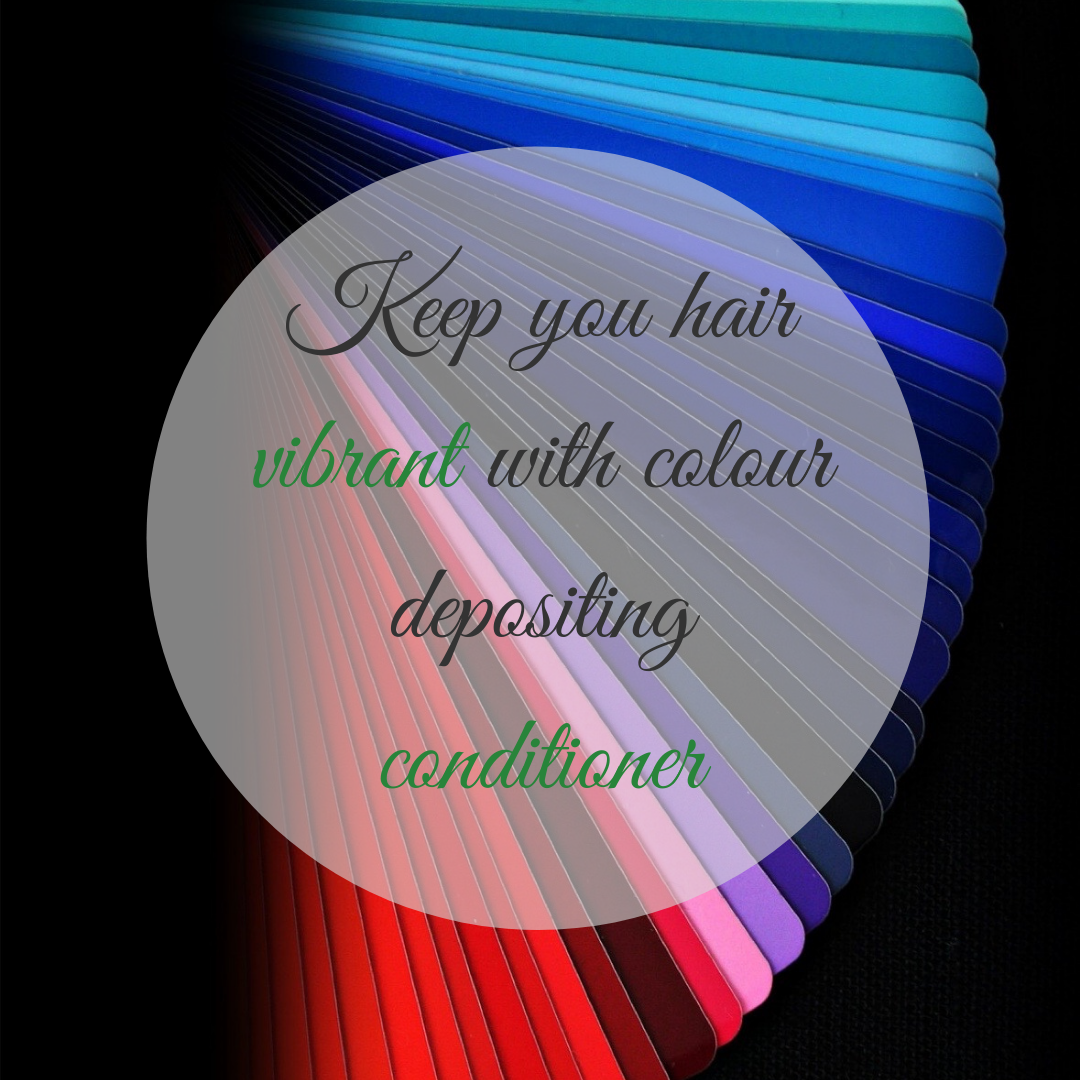 Keep your hair colour vibrant with colour depositing conditioner