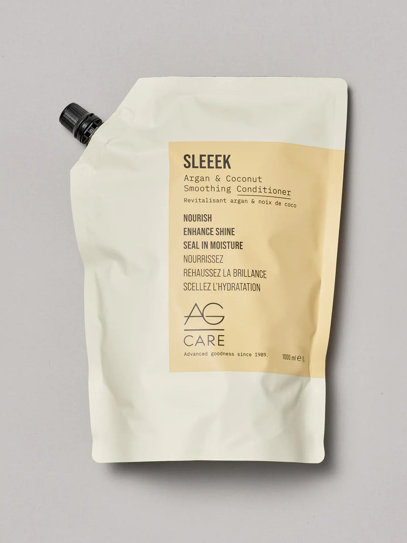 SLEEEK argan and coconut smoothing conditioner by AG Care - Manzer Hair Studio