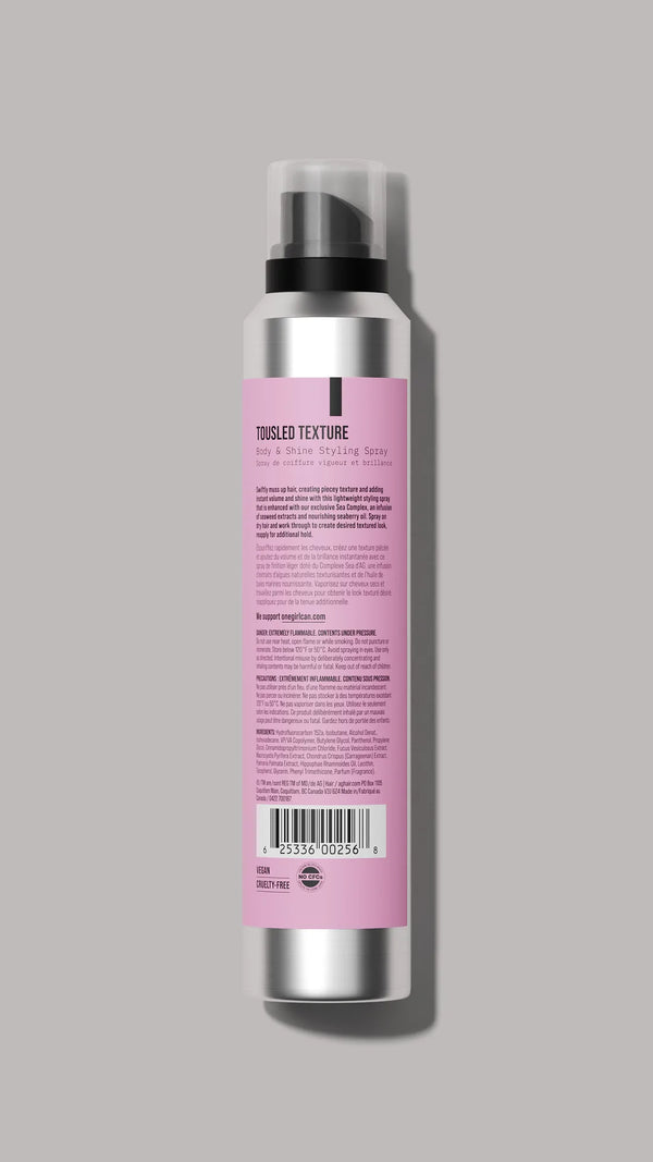 TOUSLED TEXTURE BODY & SHINE STYLING SPRAY, boost volume and add texture by AG - Manzer Hair Studio
