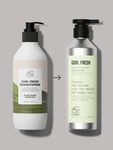 The Best vegan hair care - curly conditioner by AG Hair - Curl Fresh 