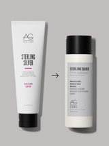 Sterling Silver Conditioner, blonde brightening and toning conditioner by AG Care - Manzer Hair Salon, Toronto