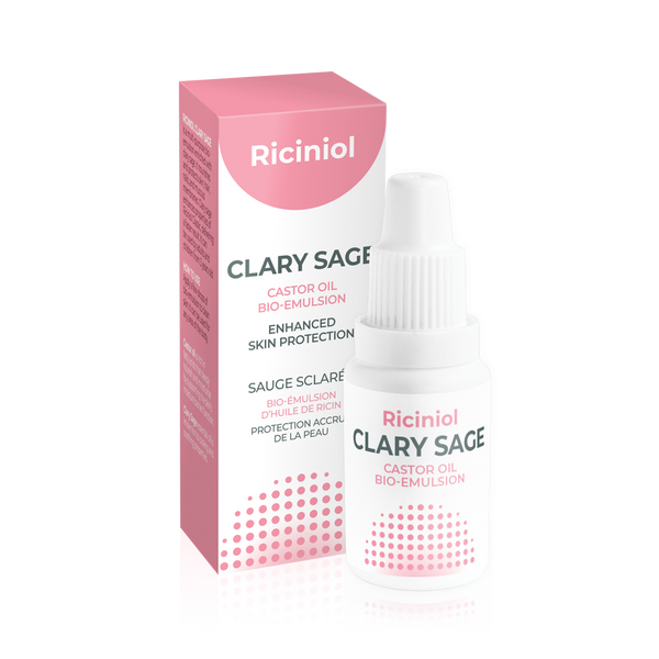 Riciniol Castor oil, bio-emulsion to protect and heal skin - Clary Sage - Manzer Hair Studio - Online Store