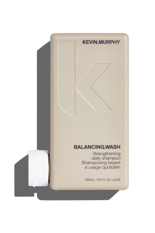 Beige BALANCING.WASH by Kevin Murphy at Green Circle Salon Toronto. Gentle everyday shampoo that cleanses and protects color.
