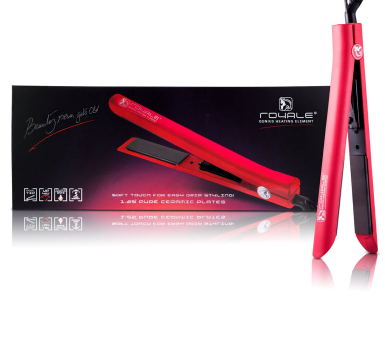 Royale professional flat iron in RED - The Best Hair Supplies - Manzer Hair Studio Online Store