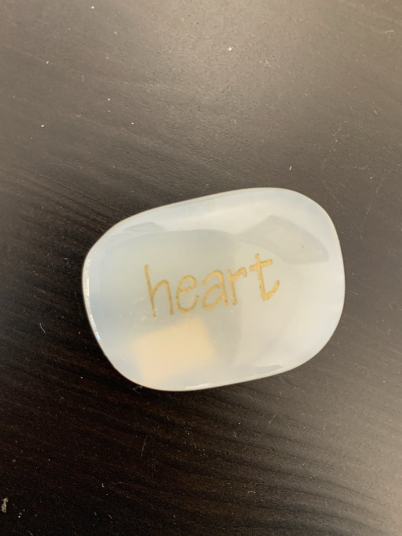 Ponder stones mantra gifts - heart - Manzer Hair Studio