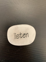 Ponder stones mantra gifts - listen - Manzer Hair Studio