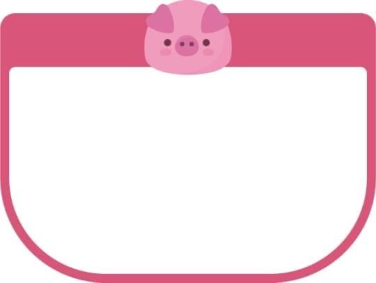 Child Face shield - piggy - Manzer Hair Studio
