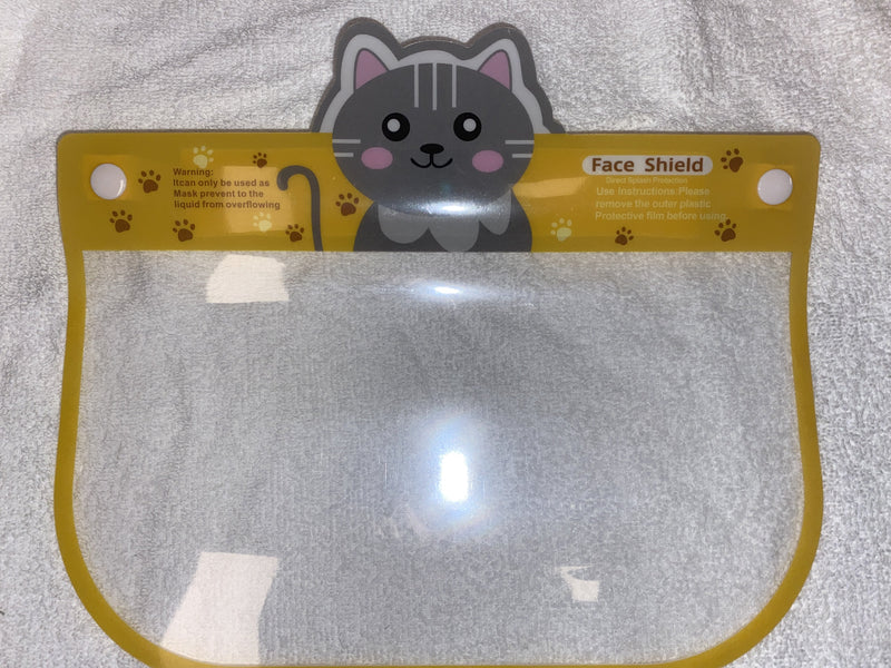 Child Face shield - Kitty Cat - Manzer Hair Studio