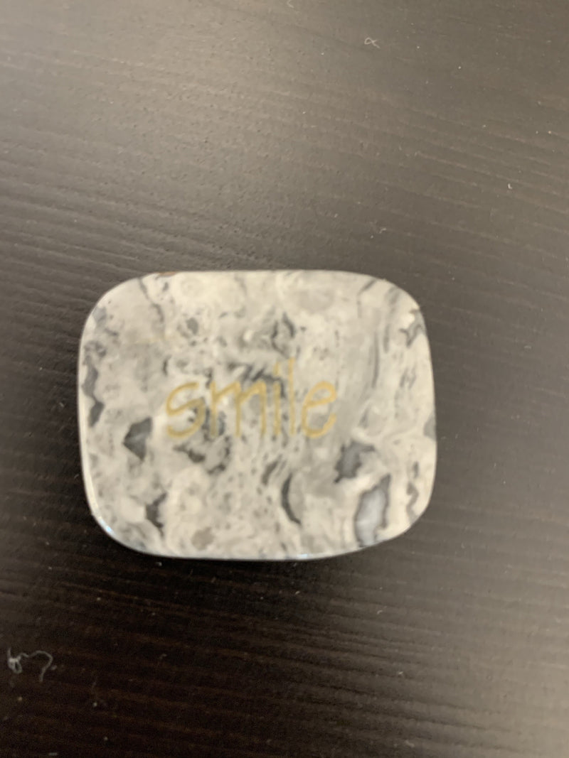 Ponder stones mantra gifts - smile - Manzer Hair Studio