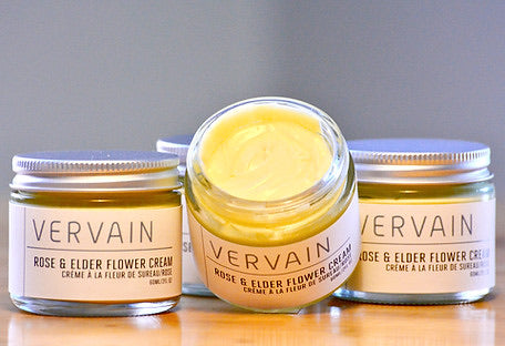 Rose and Elder Flower face cream by Vervain - Natural skin care - Manzer Studio Toronto
