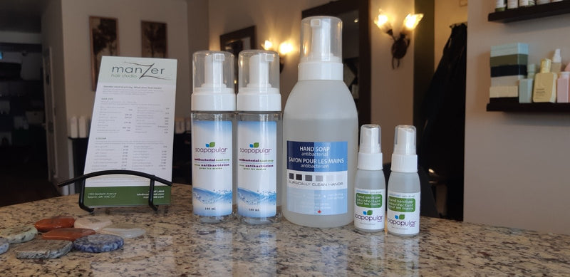 Hand sanitizer - Manzer Hair Studio