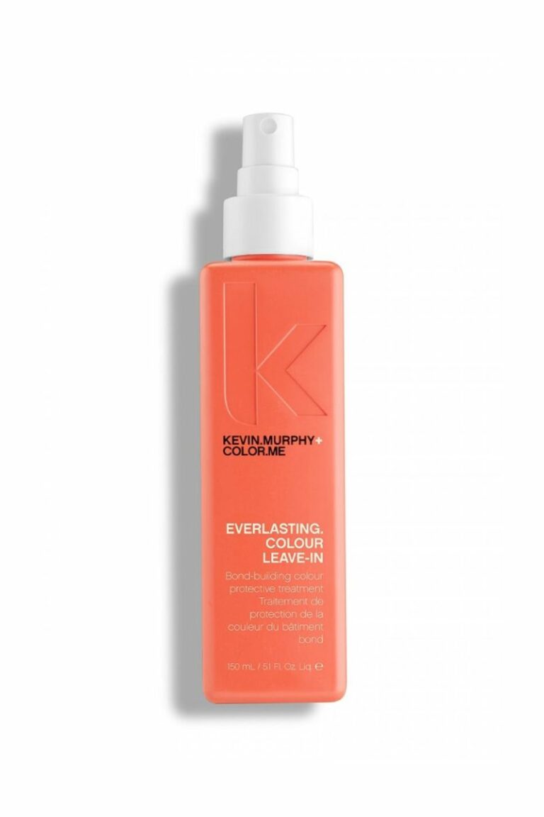 A lightweight bottle of Kevin Murphy Everlasting Colour Leave-In spray for bond-building, color protection, and hair strengthening