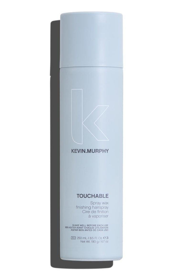 Light pastel blue Kevin Murphy finishing spray for texture and hold, eco Toronto salon, free shipping over $150