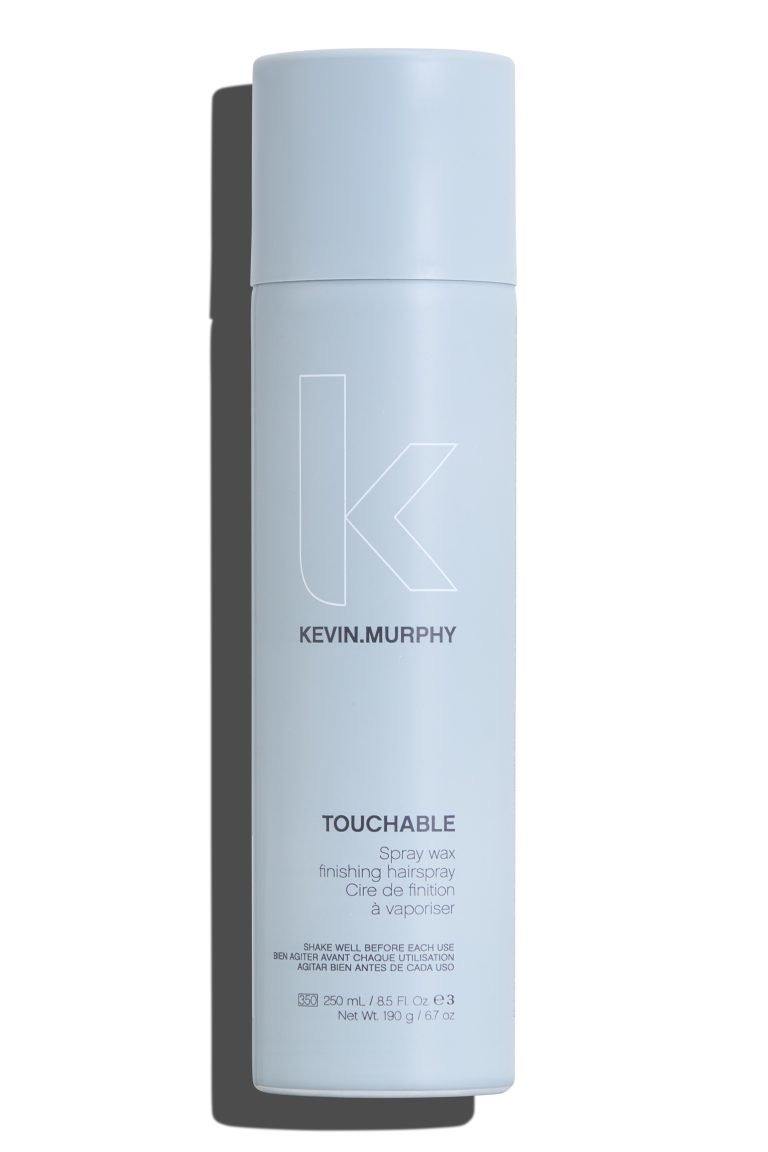Light pastel blue Kevin Murphy finishing spray for texture and hold, eco Toronto salon, free shipping over $150