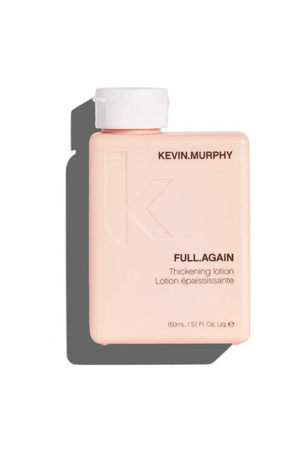 Light pastel peach Kevin Murphy FULL.AGAIN thickening lotion for fine hair volume, eco Toronto salon, free shipping over $150