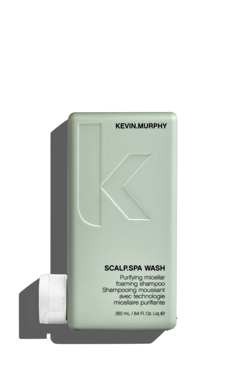 Pastel green Kevin Murphy SCALP.SPA WASH soothing scalp shampoo, eco‑friendly Toronto salon, PPD & ammonia free