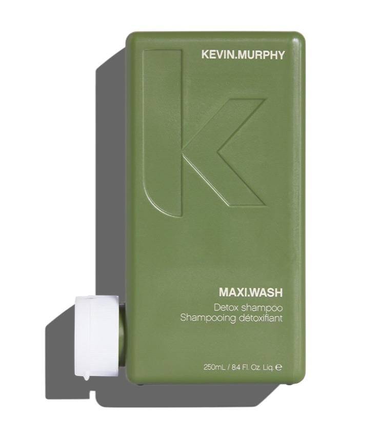 Army green MAXI.WASH by Kevin Murphy at Green Circle Salon Toronto. Detoxifying shampoo that cleanses and purifies scalp gently.